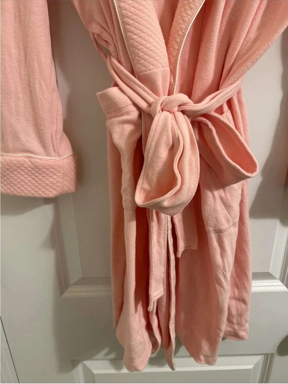 Lauren Ralph Lauren Women’s Pink Cotton Bath Robe Size Large